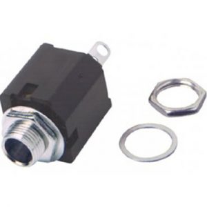 KONEKTOR 6,3mm ZENSKI SASIJSKI STEREO SK3EB