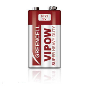 BATERIJA 9V ,VIPOW, GREENCELL, 6F22