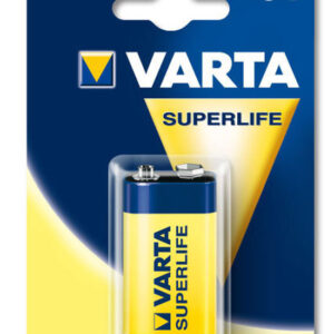 BATERIJA CINK HLORID 9V VARTA SUPERLIFE