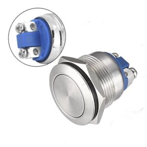 TASTER METALNI OKRUGLI 9069 , ugradna dimenzija  19mm