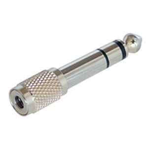 ADAPTER 3,5mm ZENSKI- 6,3mm MUSKI STEREO METALNI