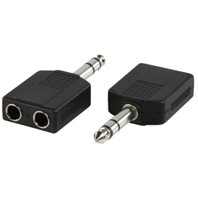 ADAPTER 6,3mm MUSKI- 2X6,3mm ZENSKI