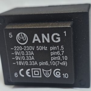 PRINT TRAFO 2X9V 0,66A ANG