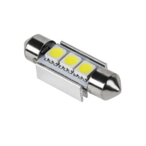 Auto LED sijalica (Canbus) SV8.5 11X36mm 3X5050 SMD, bela