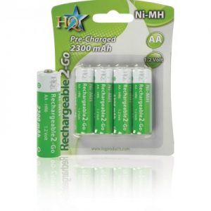 BATERIJA 1,2V 2300MAH HQ-R2U-AA-01