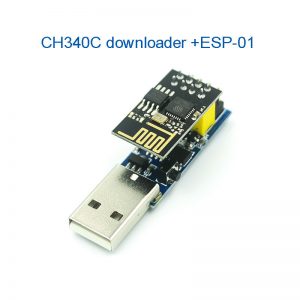 CH340C Download Recorder with ESP8266 ESP-01 Wifi Module