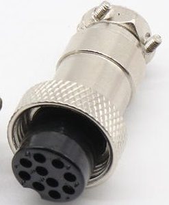 DIN MIC KONEKTOR ZENSKI KABLOVSKI 10PINA