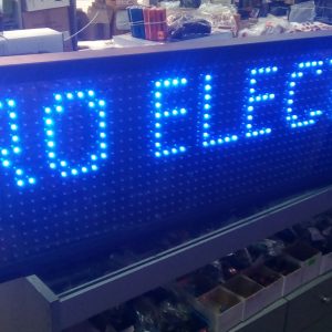 DISPLEJ LED PLAVI 199 X 39 X 8 cm