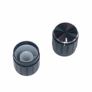 DUGME ZA POTENCIOMETAR CRNO 17X17mm