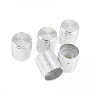 DUGME ZA POTENCIOMETAR SREBRNO 15X17mm