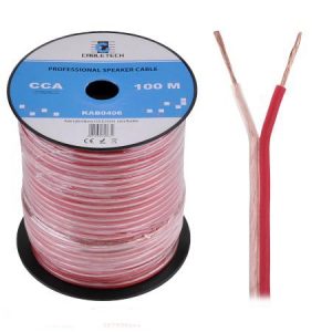 EXTRA FLEKSIBILNI KOTUR KABLA 2X0,75mm TRANSPARENTNI