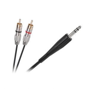 KABL 6,3mm MUSKI-2XCINC MUSKI , KPO3867-1,8M