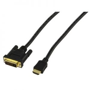 KABL HDMI- DVI D 1,5m GOLD