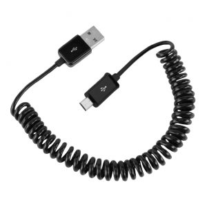 KABL USB A- USB Bmicro M/M 0,45M spiralni
