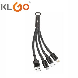 KABL USB A- USB micro+TYP E  C+IPHONE / 3IN1