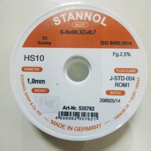 KALAJ STANNOL 100gr 1m, BEZOLOVNI