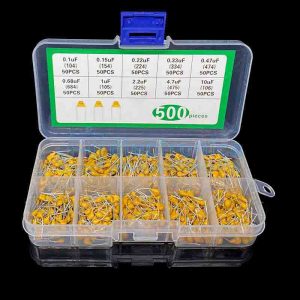 KOMPLET KERAMICKIH KONDENZATORA ,10 VRSTA PO 50KOM