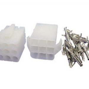 KONEKTOR 6,2mm 9 PINA 3X3 KOMPLET M+Z