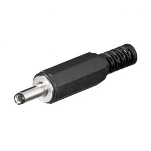 KONEKTOR DC MUSKI KABLOVSKI PLASTICNI 1,0mm