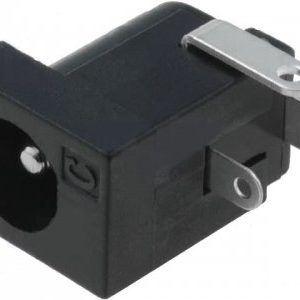 KONEKTOR DC ZENSKI SASIJSKI PLASTICNI PRINT 2,1mm