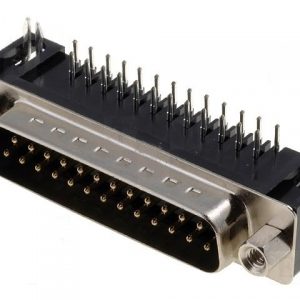 KONEKTOR SUB D 25 PINA MUSKI, 90°