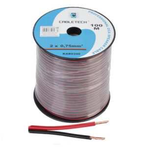 KOTUR KABLA 2X0,75mm CRNO CRVENI