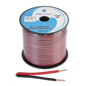 KOTUR KABLA 2X1,5mm CRNO CRVENI