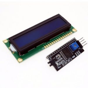LCD DISPLEJ 2X16 MALI (1602A) + I2C