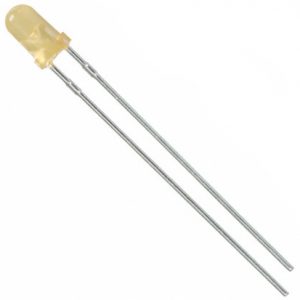 LED DIODA 3mm ZUTA