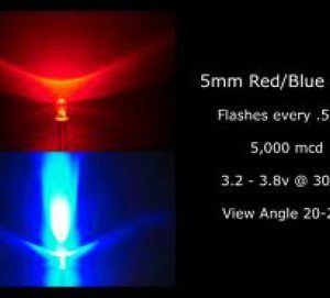 LED DIODA 5mm BLINK R/B