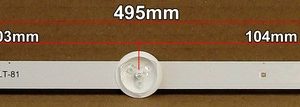 LED TRAKA LG 50inc L1