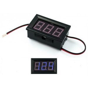 LED VOLTMETAR 5-30V PLAVI 2ZICE