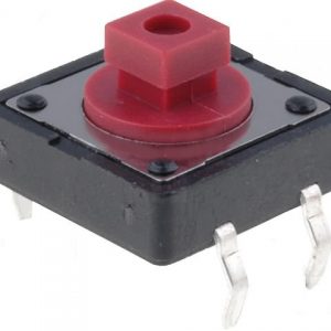 MINI TASTER 12X12 X7.3mm CRVENI DTS24R