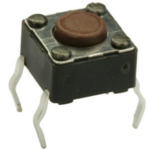 MINI TASTER 6X6 X4.3mm BRAON DTS61N
