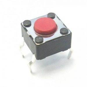 MINI TASTER 6X6 X4.3mm CRVENA DTS61R