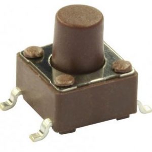 MINI TASTER SMD 6X6 X7mm BRAON DTSM63N