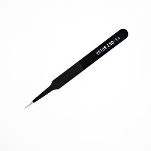 PINCETA PRAVA CRNA ESD-14