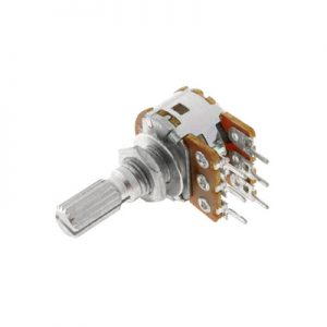 POTENCIOMETAR 250K LIN METALNI STEREO