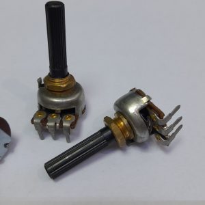POTENCIOMETAR 500K LOG METALNI STEREO