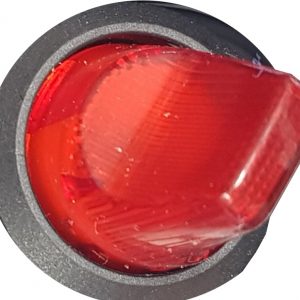 PREKIDAC 21mm OKRUGLI LED CRVENI STV09