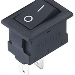 PREKIDAC CRNI KOCKASTI 15X10.5mm KCD-101