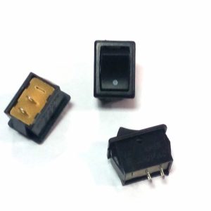 PREKIDAC CRNI KOCKASTI 19X13mm/2PINA KC6388