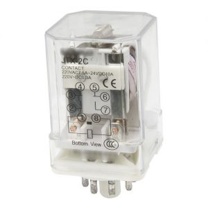 RELE 220V2X10A OKRUGLI ,8KONTAKTA