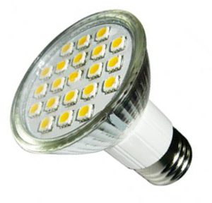 SIJALICA LED 30 DIODA, SMD BELA 230V/1,5W E27