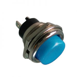 TASTER PLAVI OKRUGLI METALNI KL-44S