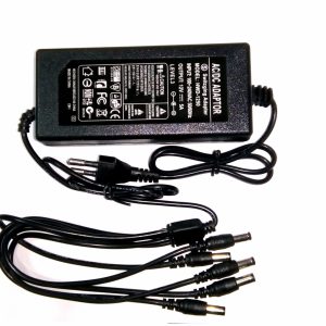 UNIVERZALNO NAPAJANJE 12V 5A /SA KABLOM I 5DC KONEKTORA