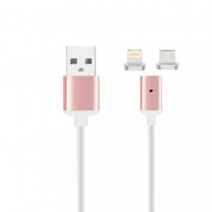 USB KABL -MAGNET Micro USB + Lightning