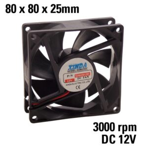VENTILATOR 8X8/12V XD-8025