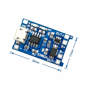 Zaštitna ploča za punjenje litijumske baterije, USB MICRO ,1A