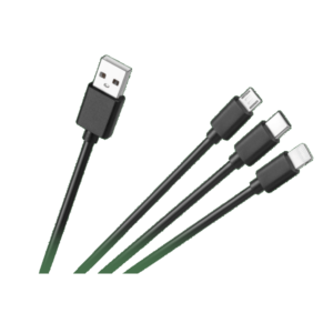 KABL USB A- USB micro+TYP C+IPHONE / 3IN1
